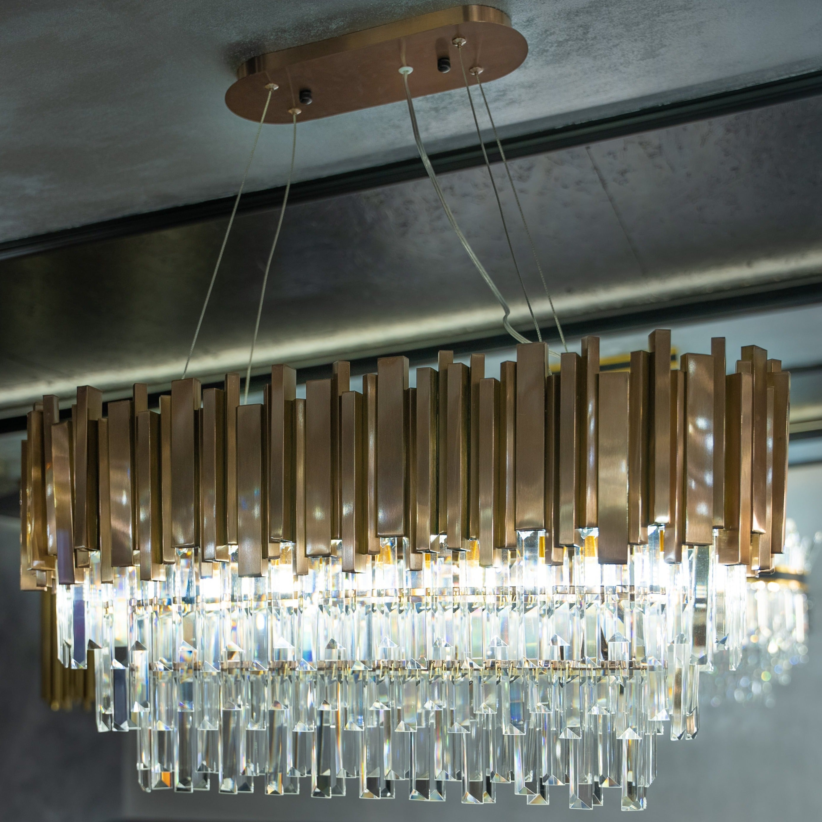 Boeotia Rectangular Chandelier