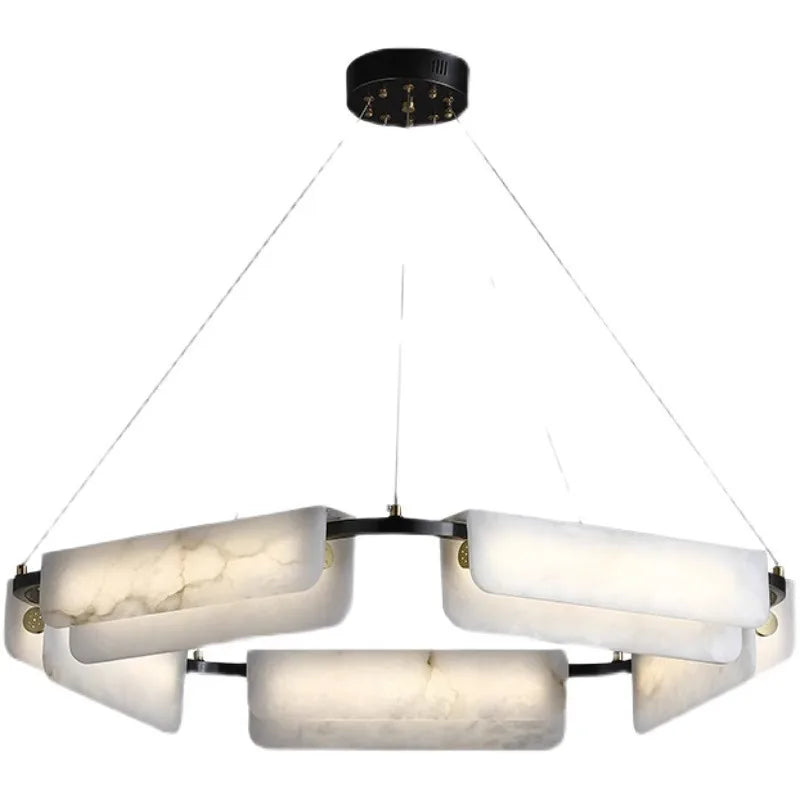 Melilla Marble Circular Chandelier