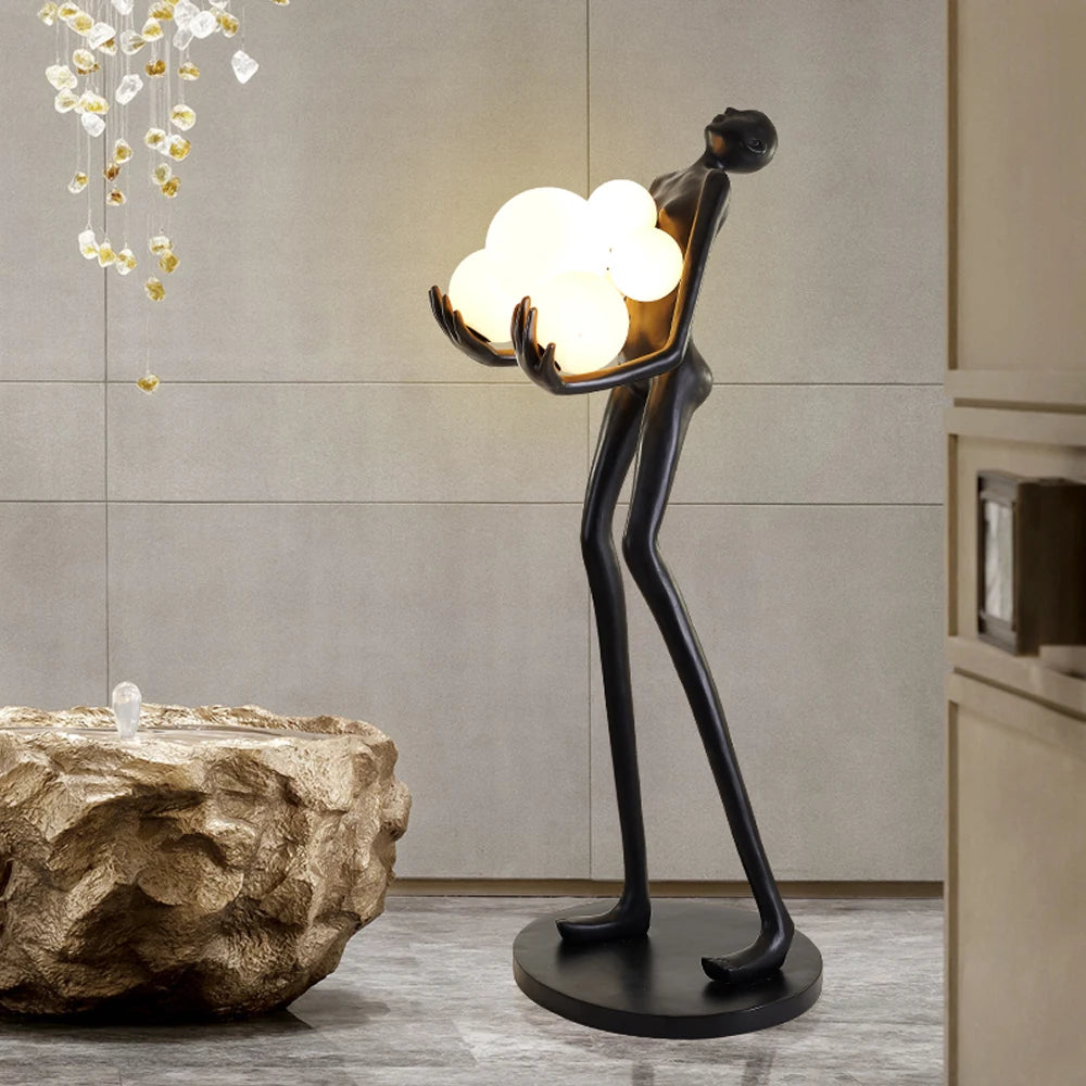 African Heritage Floor Lamp