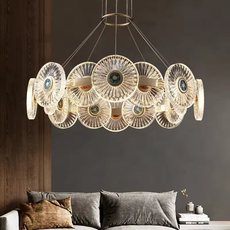 Morandi Circular Chandeliers II xxxxx