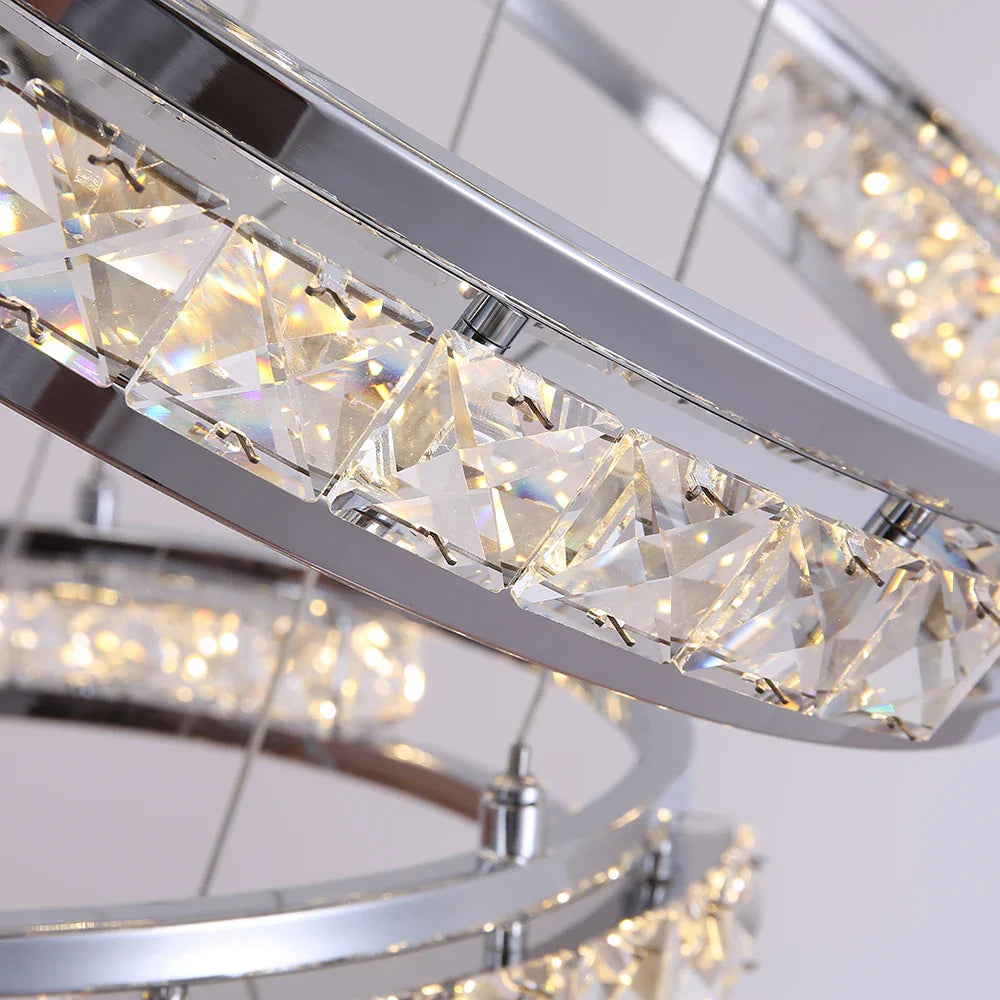 Vermacelli Ring Circular Chandelier