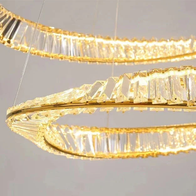 Melia Double Ring Circular Chandelier