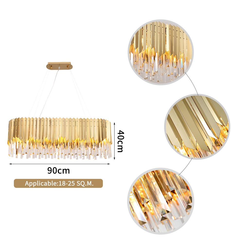 Manhattan Rectangular Chandelier