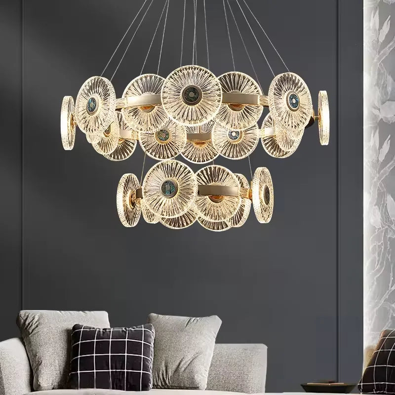 Morandi Circular Chandeliers II xxxxx