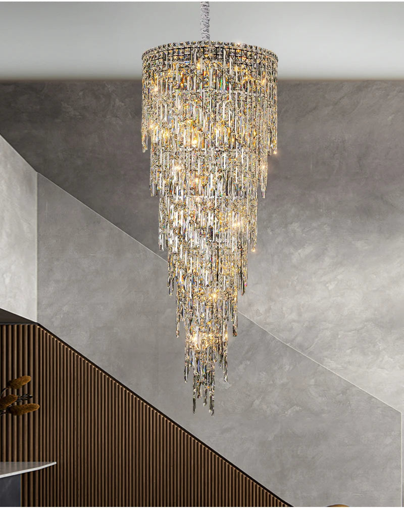 AMALFI COAST SPIRAL STAIRCASE CHANDELIER
