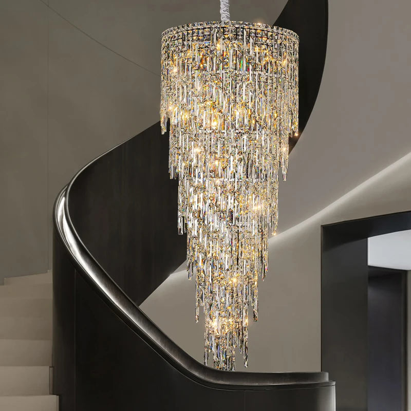 AMALFI COAST SPIRAL STAIRCASE CHANDELIER