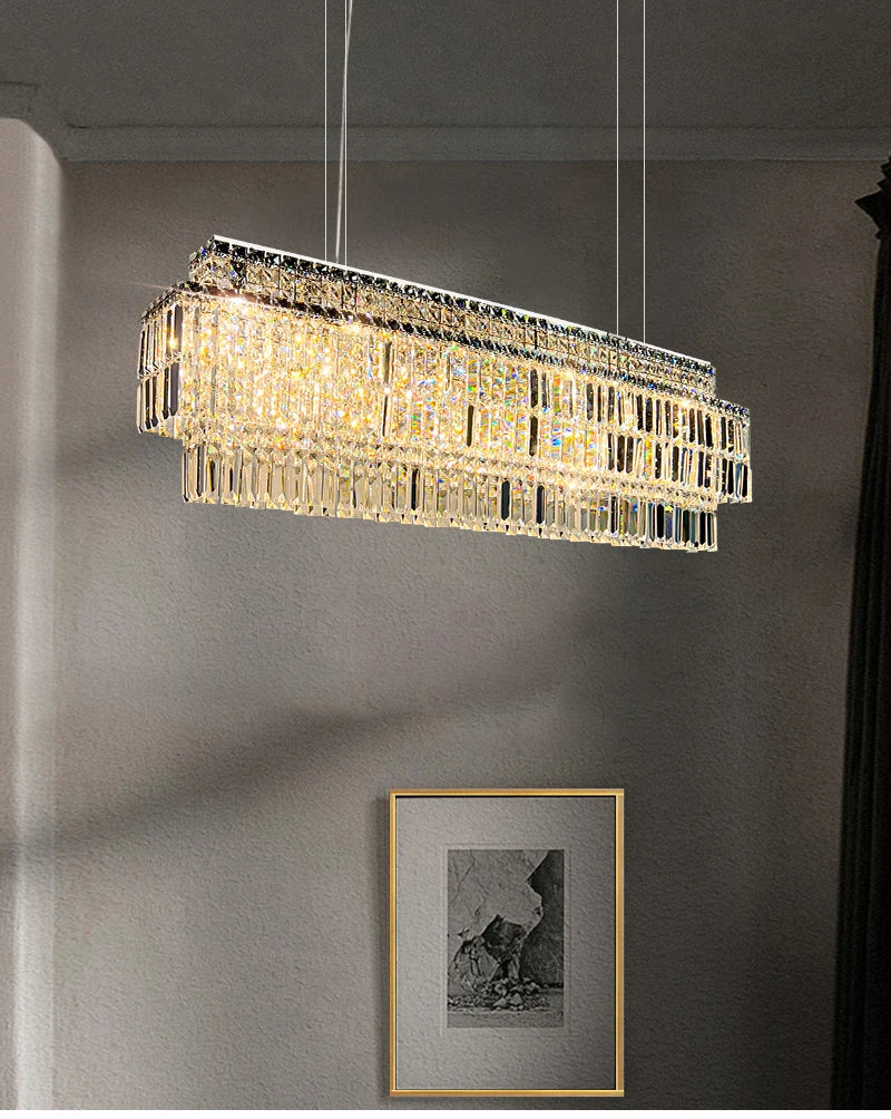 AMALFI COAST RECTANGULAR CHANDELIER