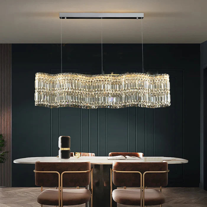 AMALFI COAST RECTANGULAR CHANDELIER II