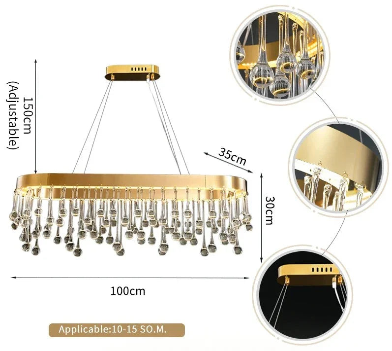 Mancini Rectangular Chandelier