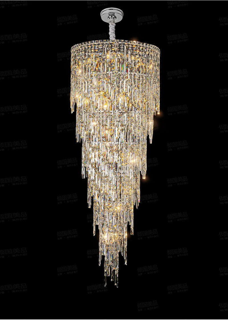 AMALFI COAST SPIRAL STAIRCASE CHANDELIER