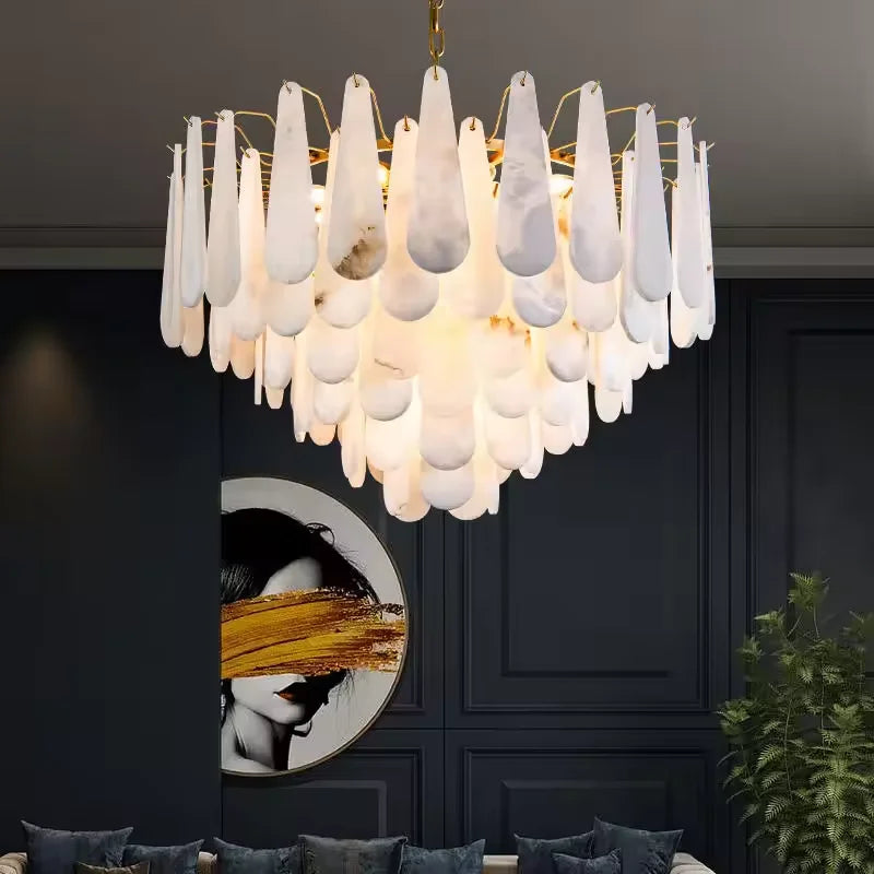 Maretto Marble Circular Chandelier