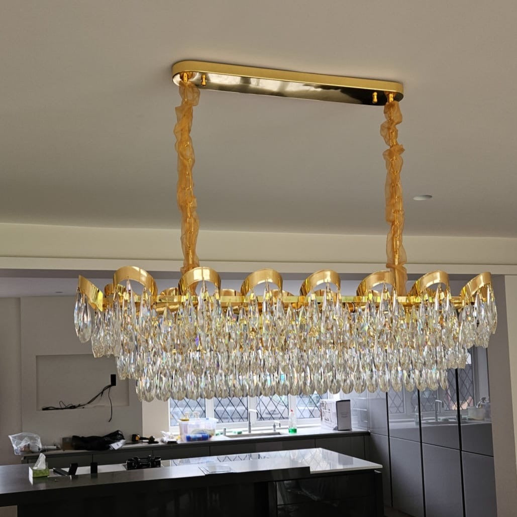 Isso Rectangular Chandelier