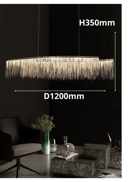 ADLINGTON ARC RECTANGULAR CHANDELIER