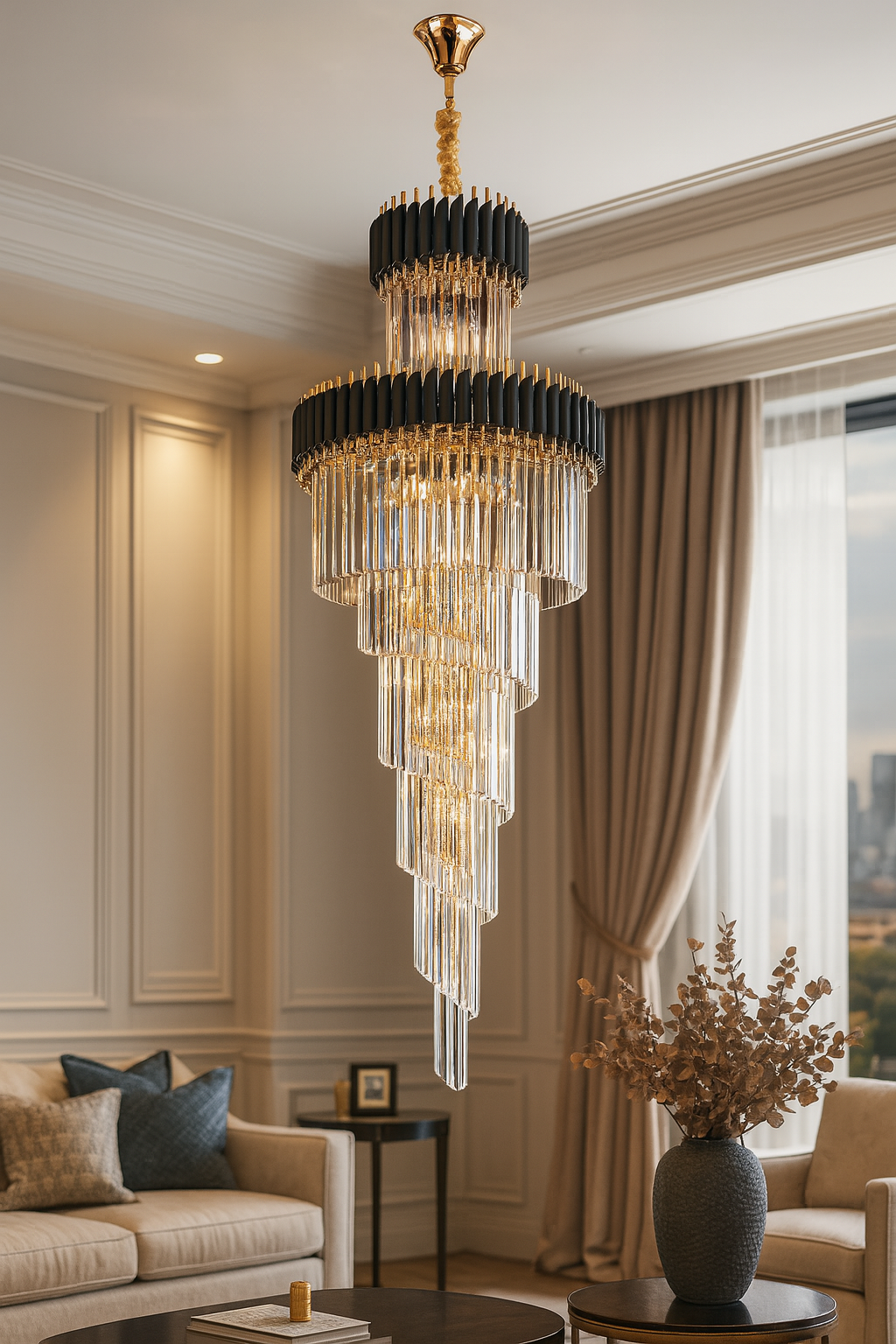 Milltimber Spiral Staircase Chandelier