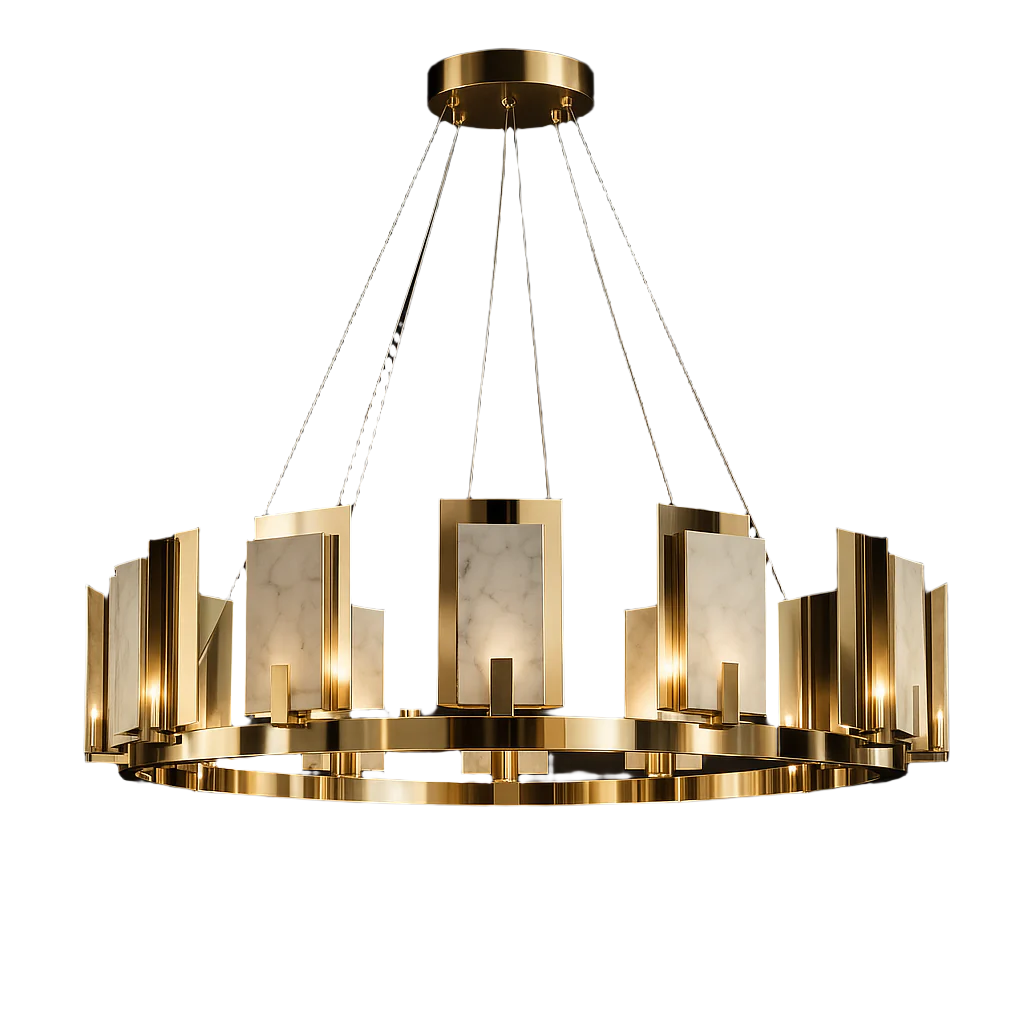 The Vénuz II Circular Chandelier