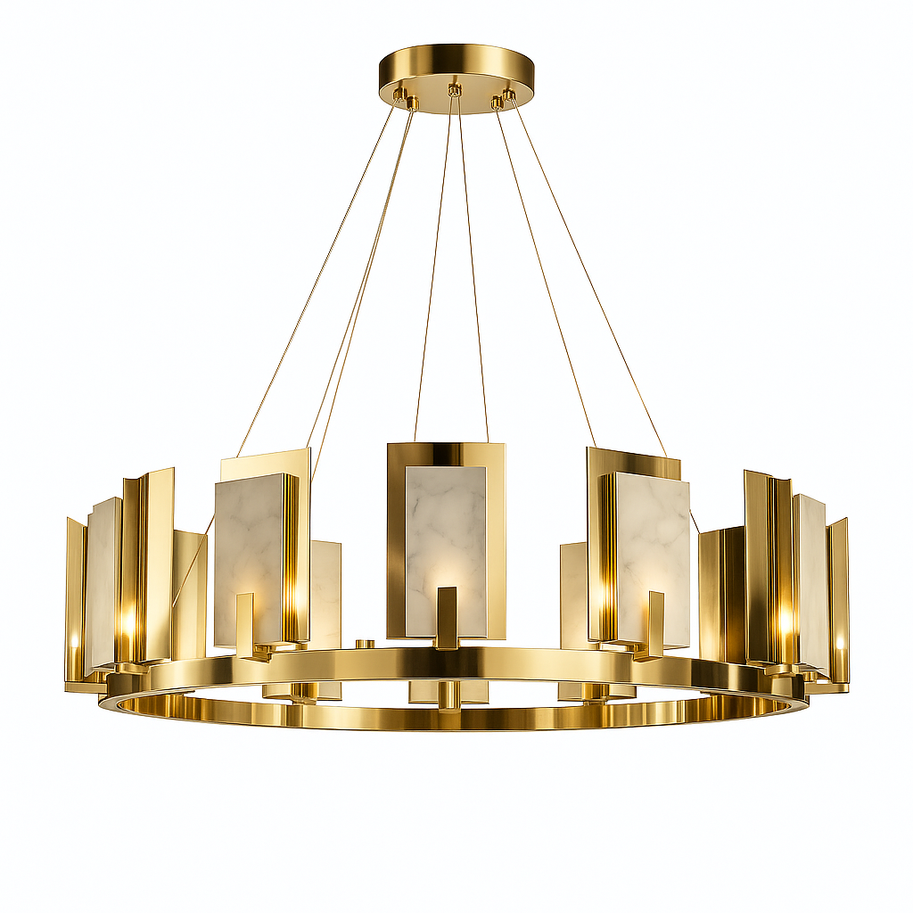 The Vénuz II Circular Chandelier