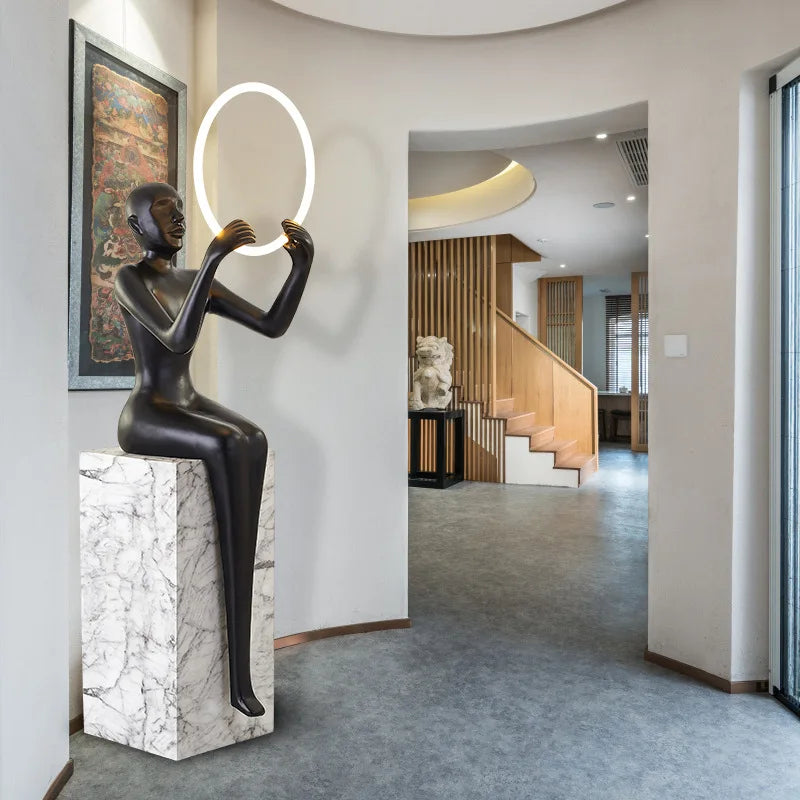 African Heritage II Floor Lamp