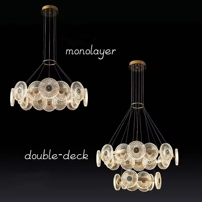 Morandi Circular Chandeliers II xxxxx