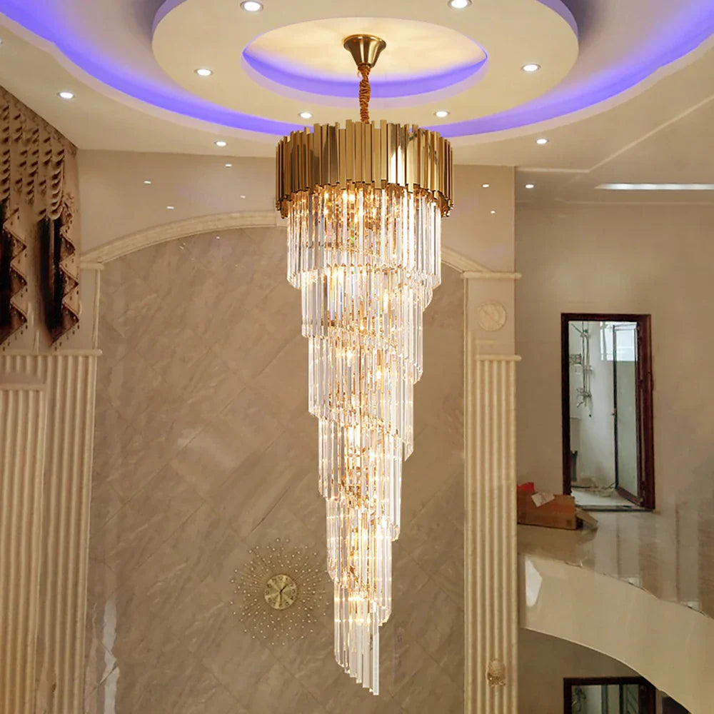 Boeotia Spiral Staircase Chandelier