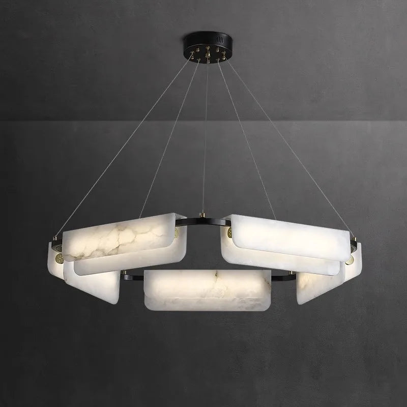 Melilla Marble Circular Chandelier