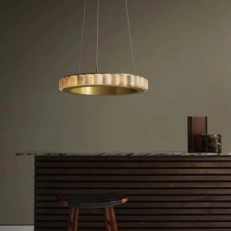 Nerja Marble Circular Chandeliers