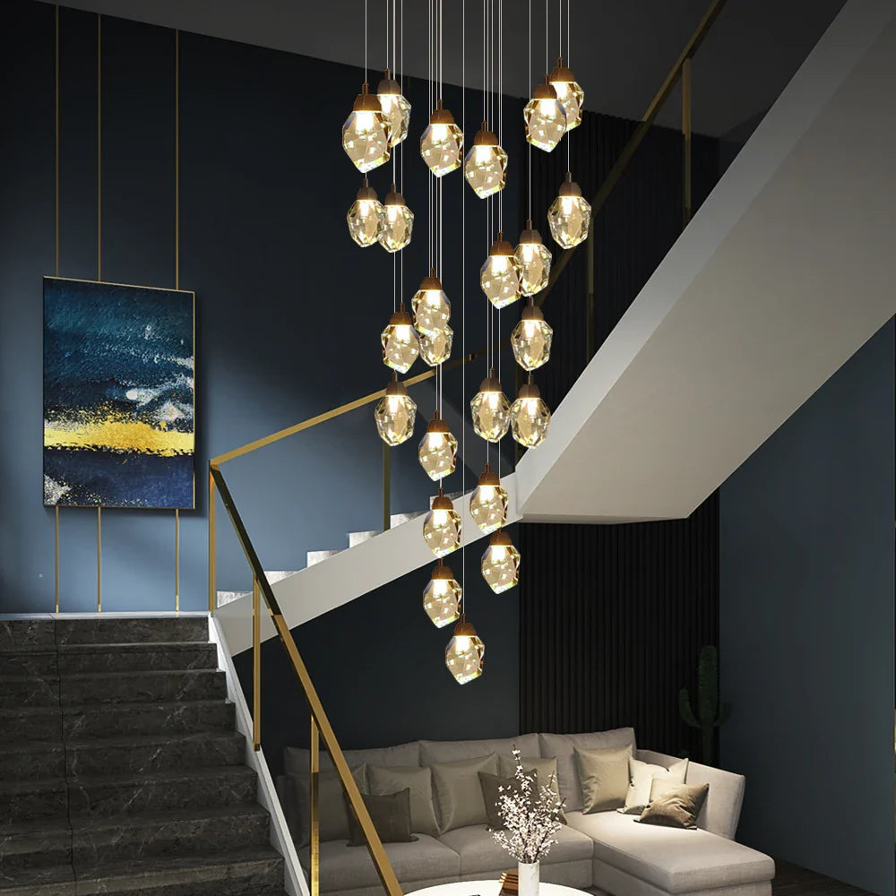 Runtz Pendant Staircase Chandelier