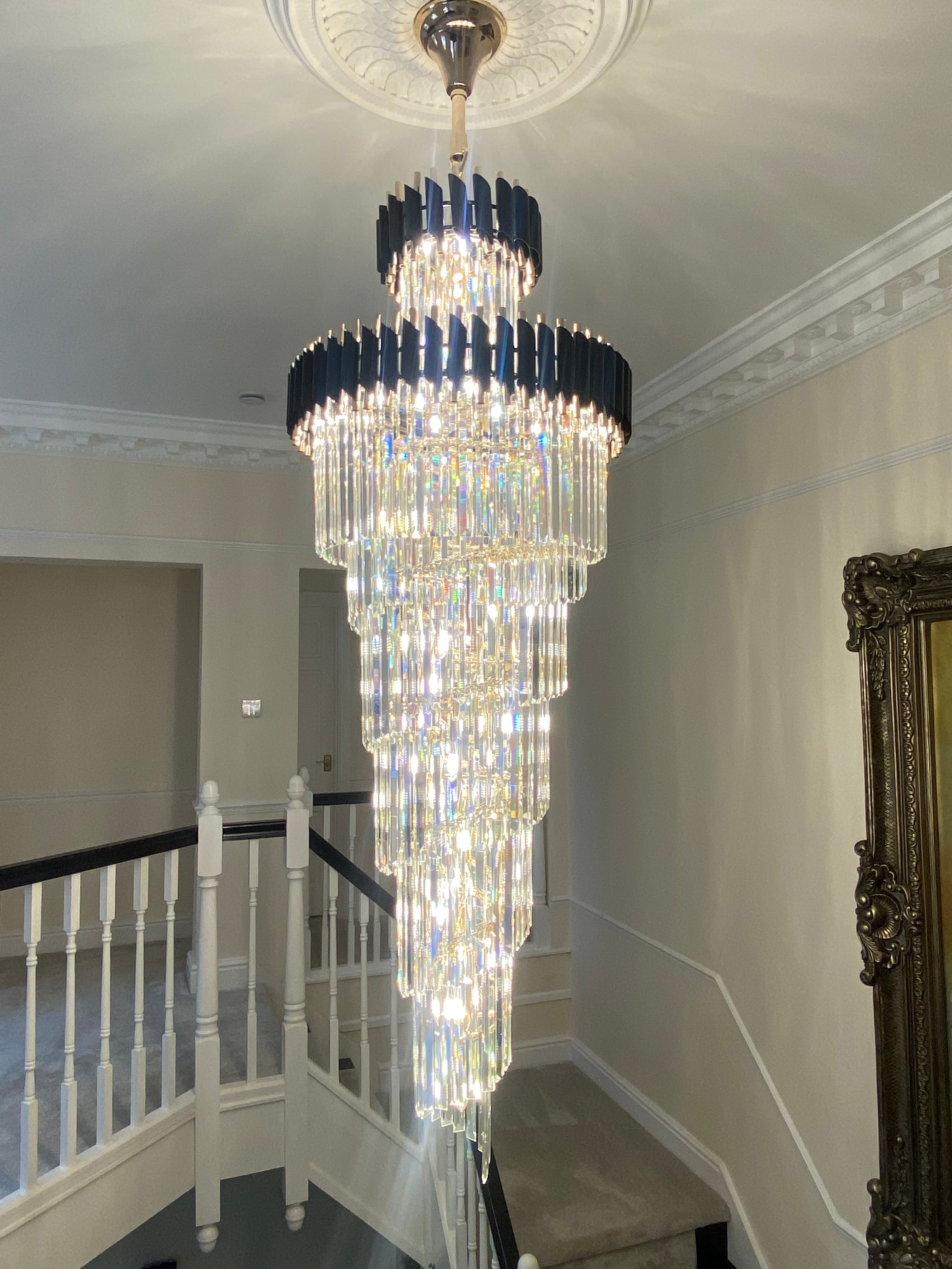 Milltimber Spiral Staircase Chandelier