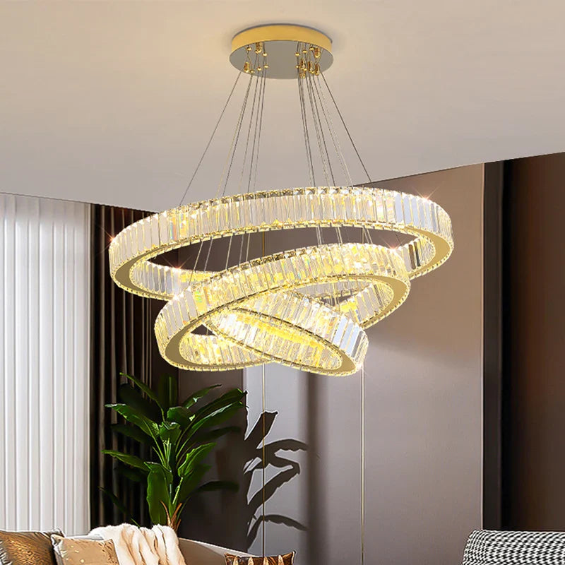 Oia Trio Ring Circular Chandelier