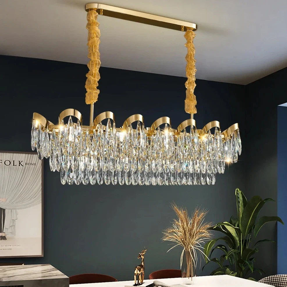 Isso Rectangular Chandelier