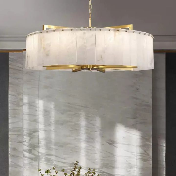 Classico Marble Circular Chandelier