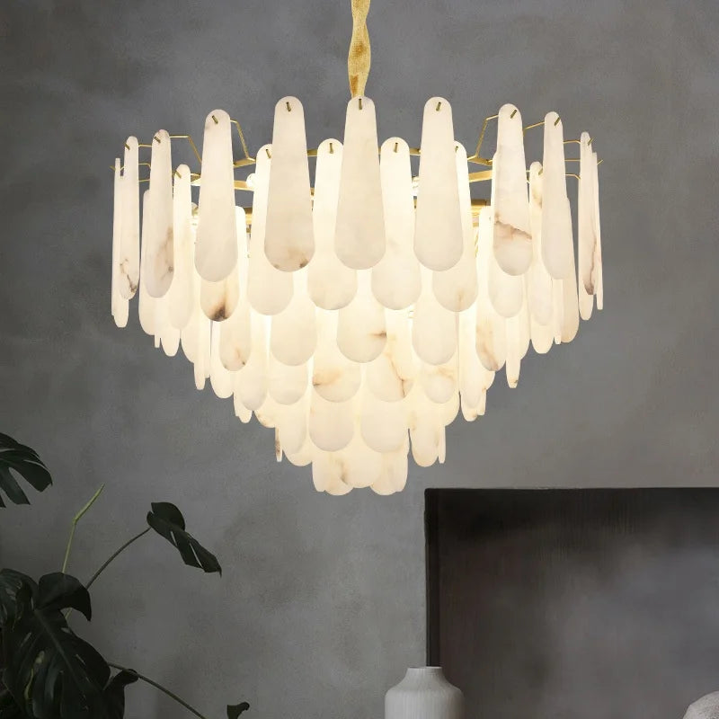 Maretto Marble Circular Chandelier