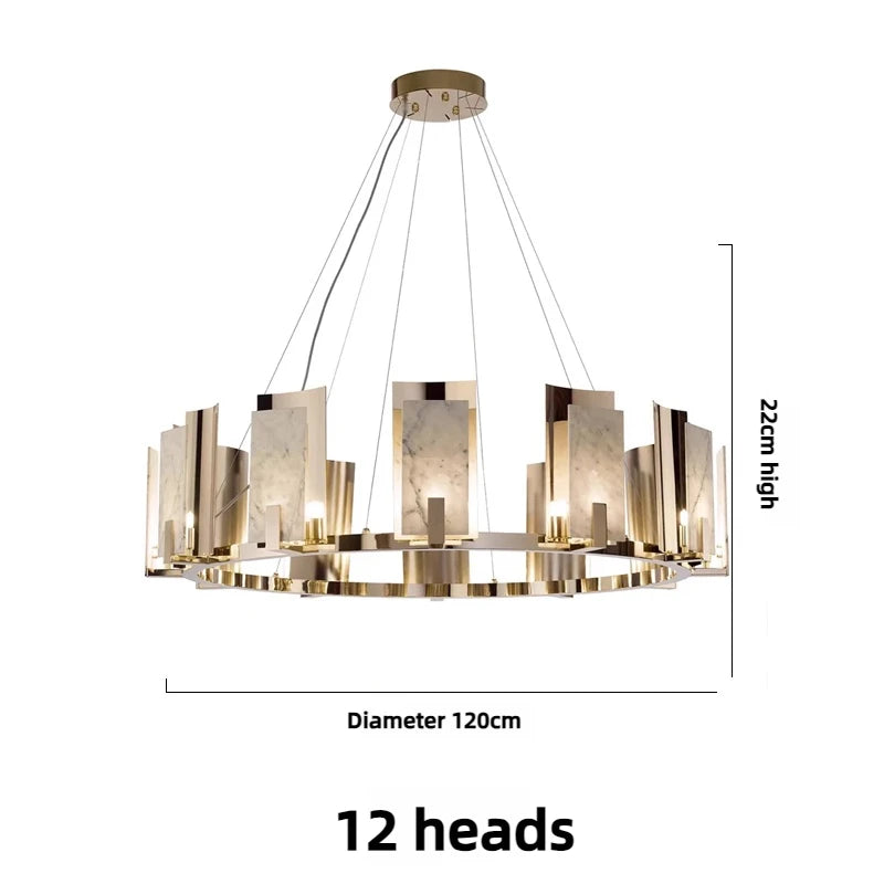 The Vénuz II Circular Chandelier